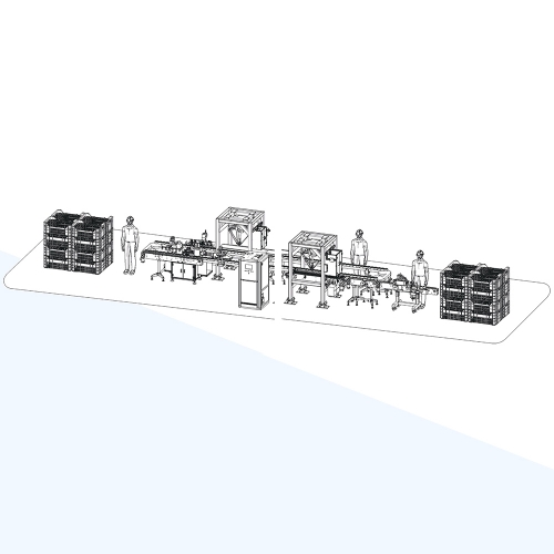 Paste Automatic Labeling Assembly Line Scan Code